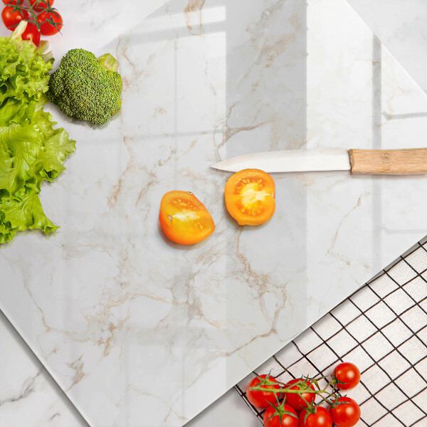 Induction hob protector Elegant stone marble