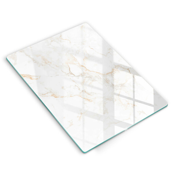 Induction hob protector Elegant stone marble