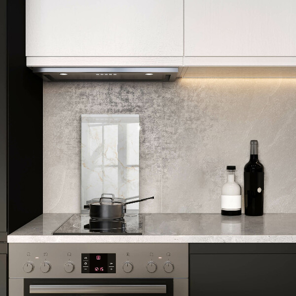 Induction hob protector Elegant stone marble