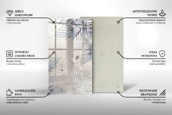 Worktop cover Subtle leaves