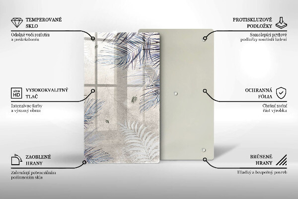 Worktop cover Subtle leaves