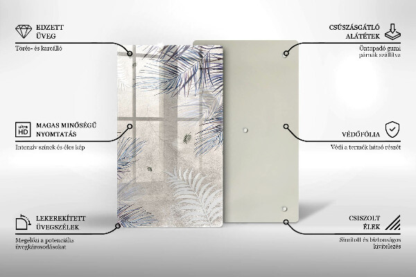 Worktop cover Subtle leaves