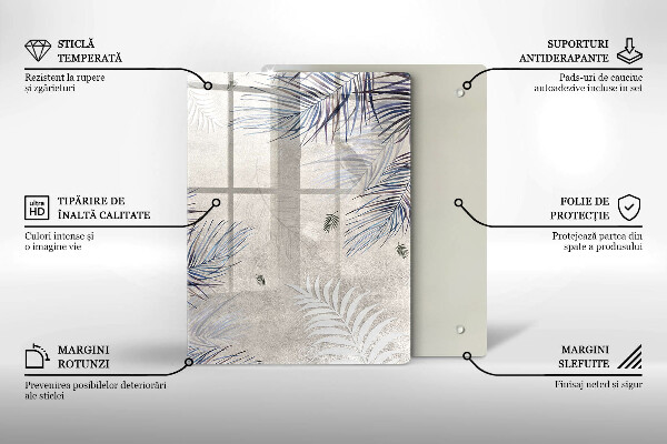 Worktop cover Subtle leaves