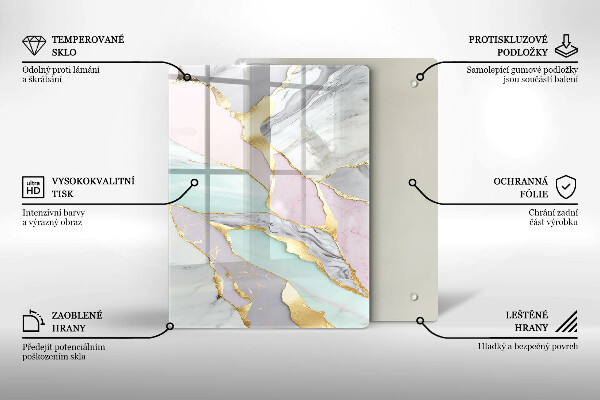 Worktop cover Pastel marble