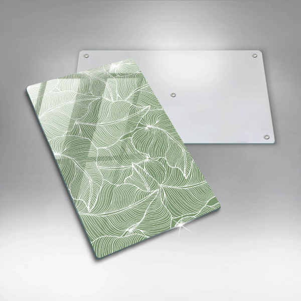 Worktop cover Linear leaves