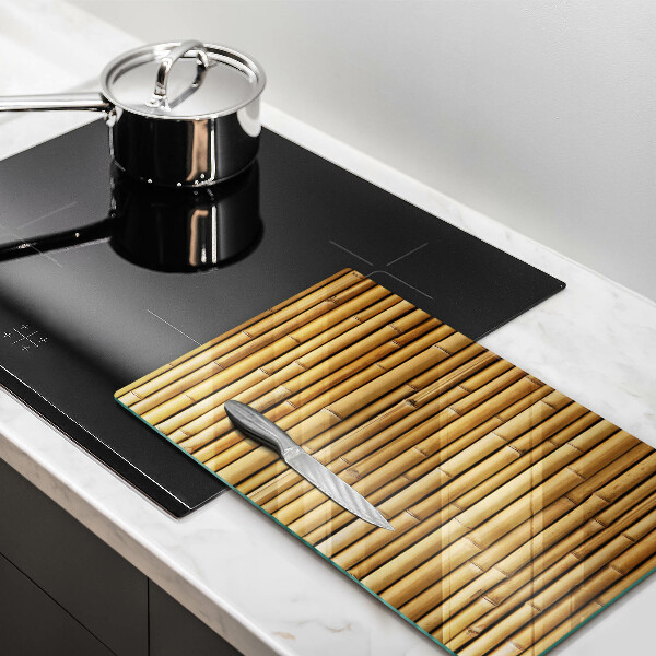Induction hob protector Nature boho bamboo