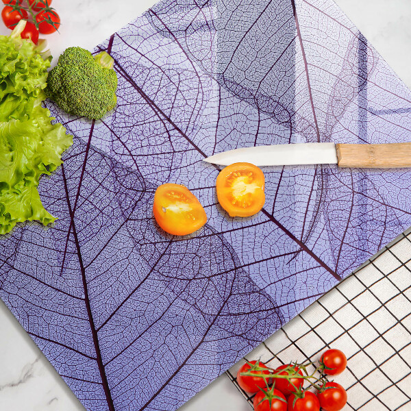 Kitchen countertop cover Leaves with veins