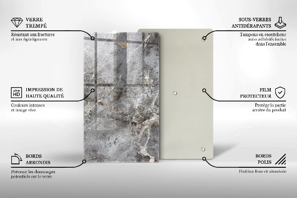 Kitchen countertop cover Stone texture