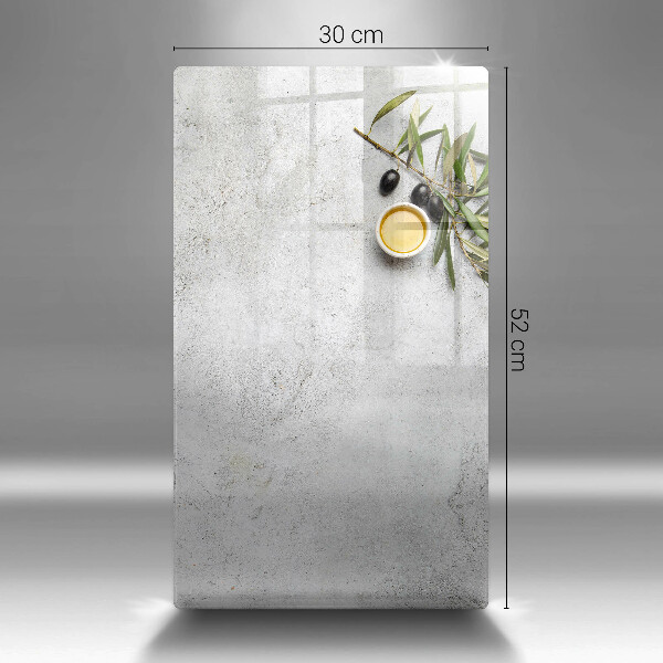 Kitchen countertop cover Olives on concrete