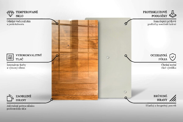 Kitchen countertop cover Wooden planks