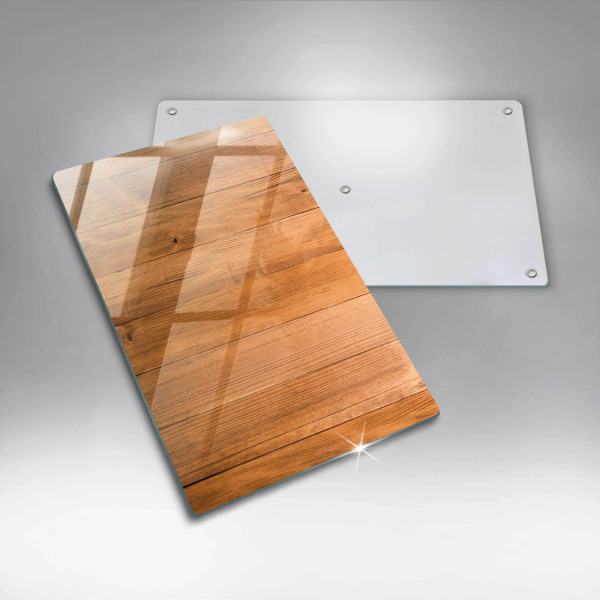 Kitchen countertop cover Wooden planks