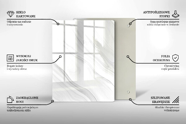 Kitchen countertop cover Delicate marble