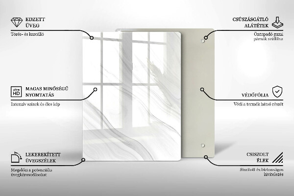 Kitchen countertop cover Delicate marble