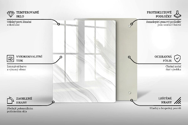 Kitchen countertop cover Delicate marble