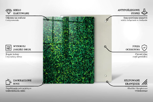 Kitchen countertop cover Plant small leaves