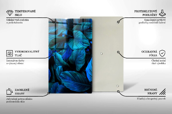 Kitchen countertop cover Jungle vegetation leaves