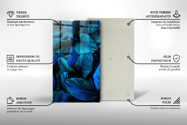 Kitchen countertop cover Jungle vegetation leaves