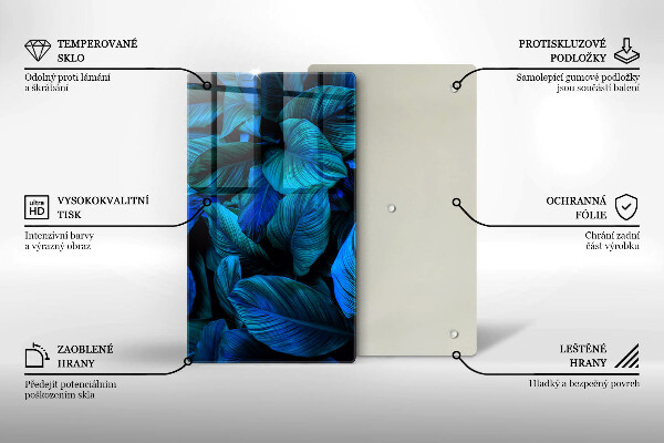 Kitchen countertop cover Jungle vegetation leaves