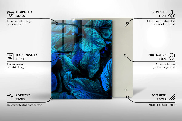 Kitchen countertop cover Jungle vegetation leaves