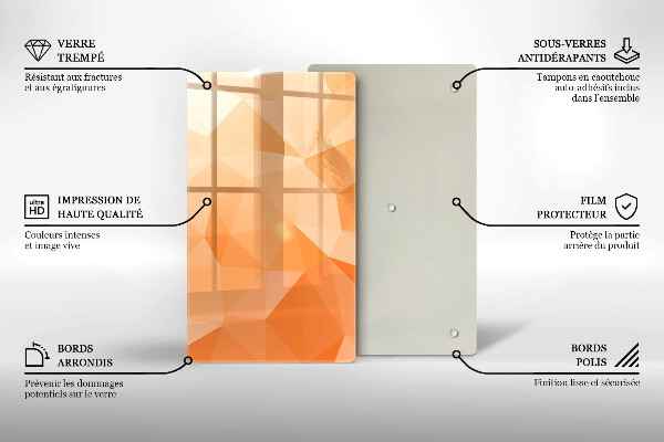 Kitchen countertop cover Geomeric background