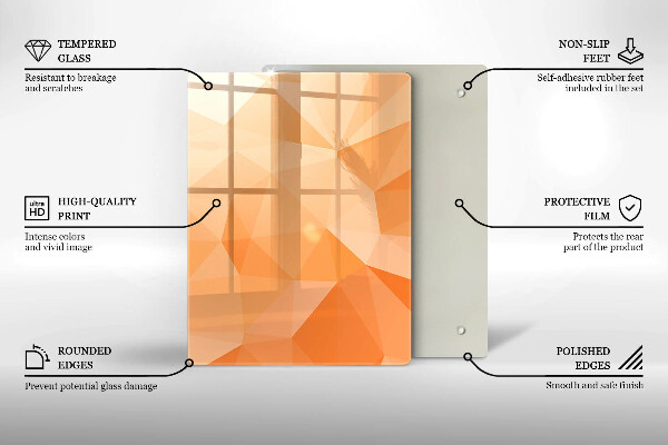 Kitchen countertop cover Geomeric background