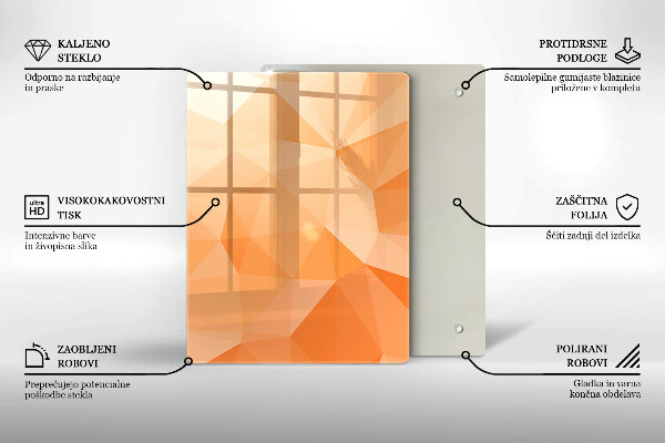 Kitchen countertop cover Geomeric background