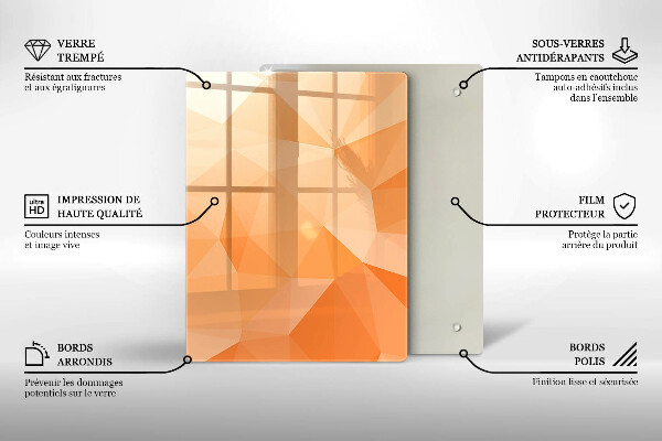 Kitchen countertop cover Geomeric background