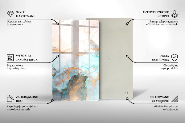 Kitchen countertop cover Marble abstraction