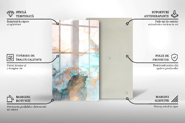 Kitchen countertop cover Marble abstraction