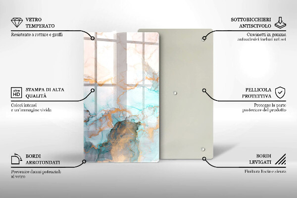 Kitchen countertop cover Marble abstraction