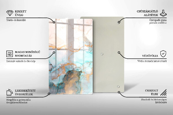 Kitchen countertop cover Marble abstraction