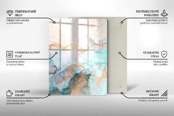 Kitchen countertop cover Marble abstraction