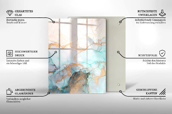 Kitchen countertop cover Marble abstraction