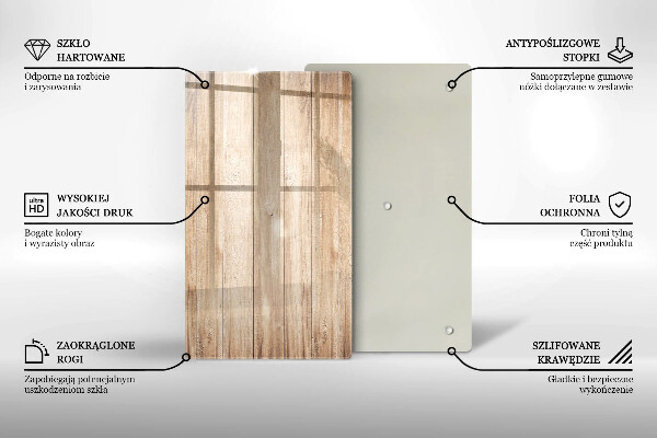 Kitchen countertop cover Wooden planks