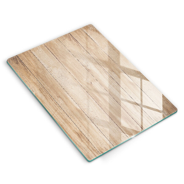 Kitchen countertop cover Wooden planks