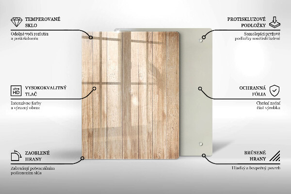 Kitchen countertop cover Wooden planks