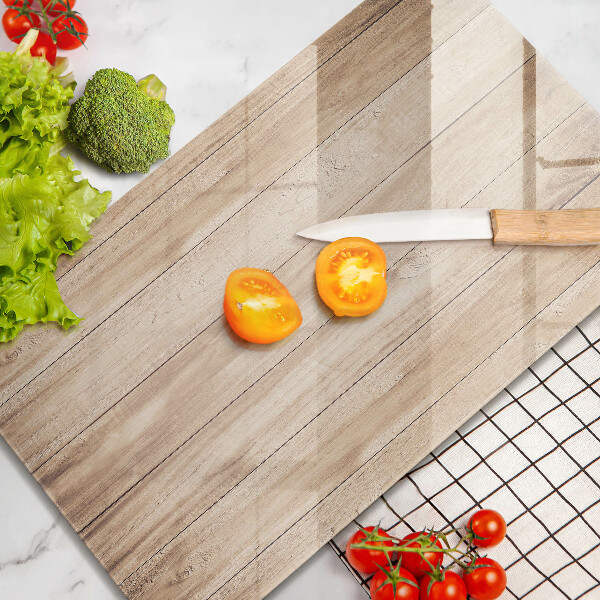 Kitchen countertop cover Wooden planks