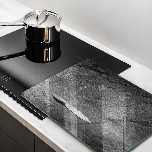 Induction hob protector Stone texture