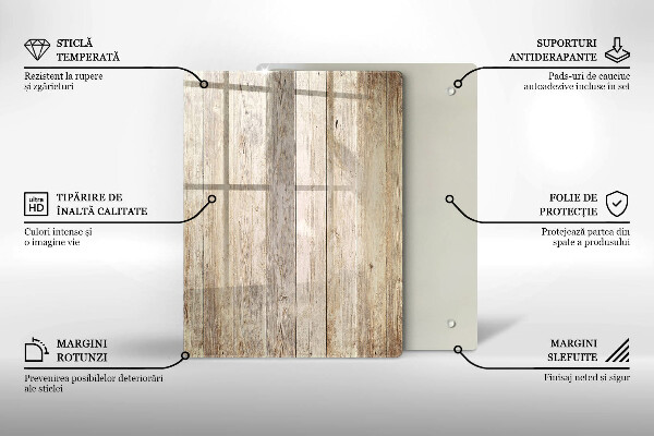 Induction hob protector Wooden planks