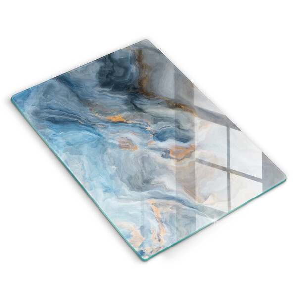 Induction hob protector Marble texture