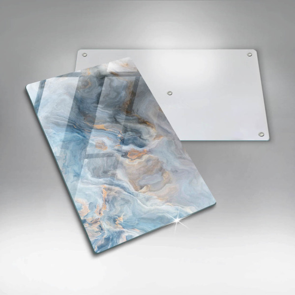 Induction hob protector Marble texture