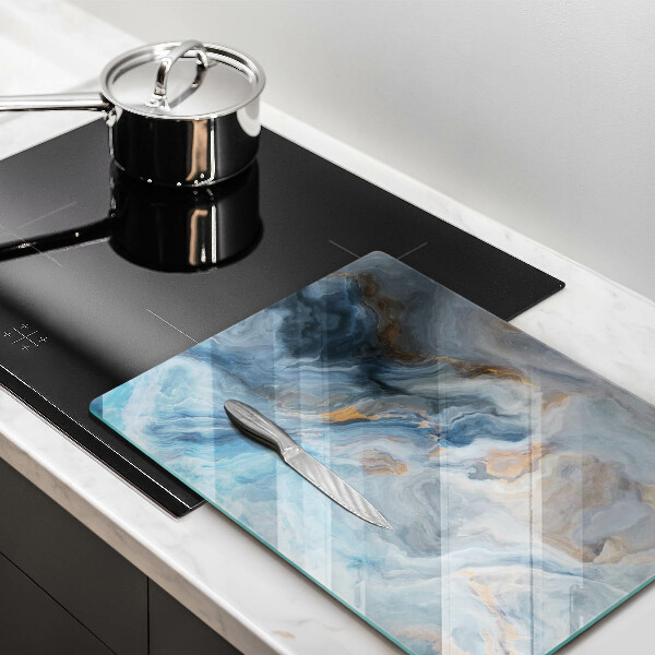 Induction hob protector Marble texture