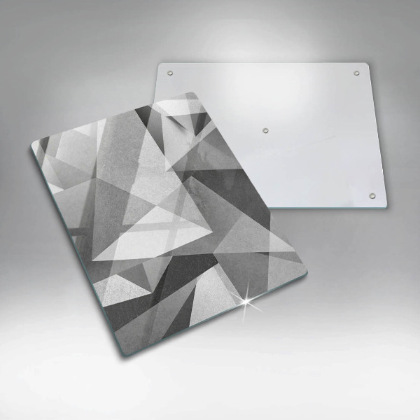 Induction hob protector Concrete sharp abstraction