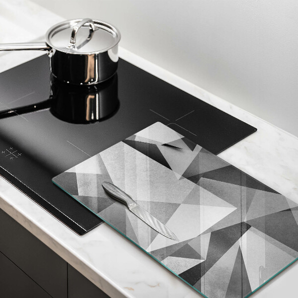 Induction hob protector Concrete sharp abstraction