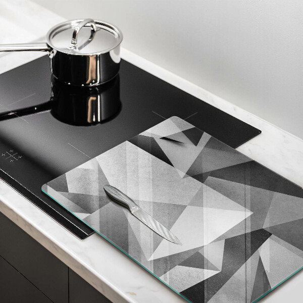 Induction hob protector Concrete sharp abstraction