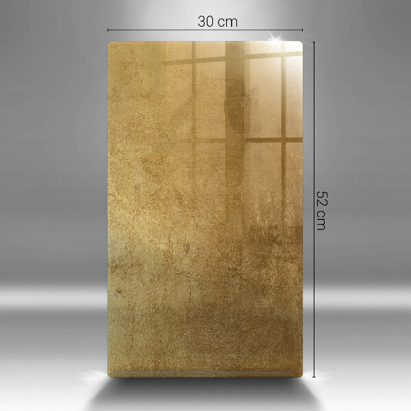 Induction hob protector Gold texture background