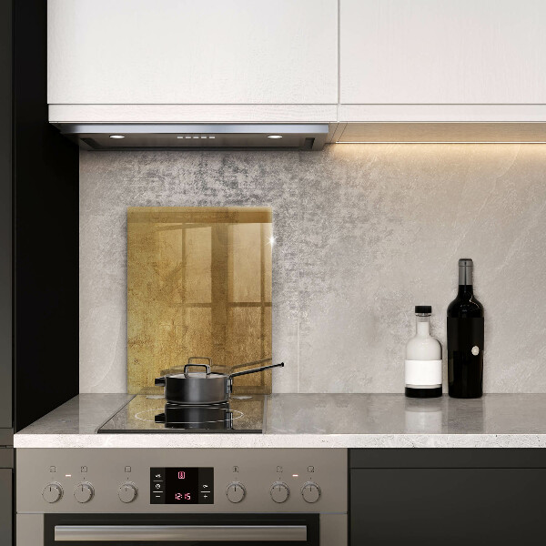 Induction hob protector Gold texture background