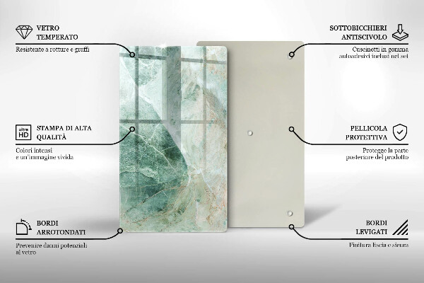 Induction hob protector Stone structure