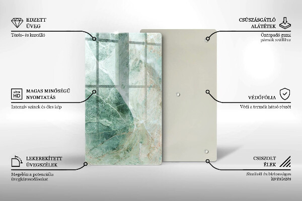 Induction hob protector Stone structure