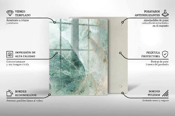 Induction hob protector Stone structure